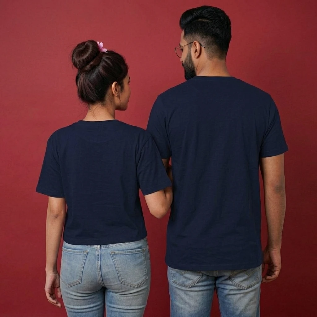 Navy Blue WiFi Printed Tees — photo 3