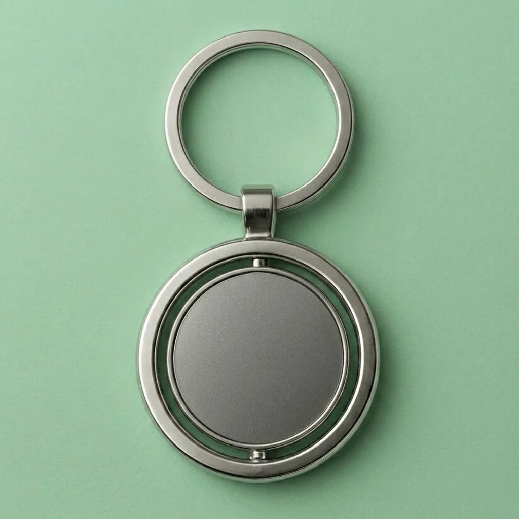 Custom Name Engraved Spinner Keychain