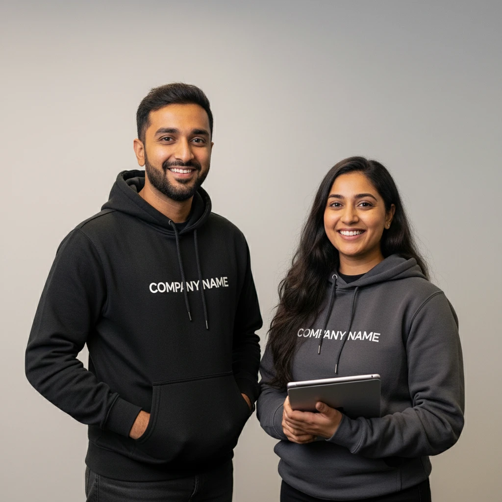 Company Name Printed Hoodie