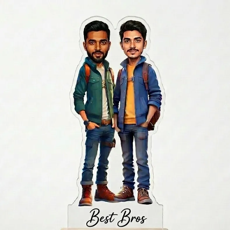 Unique Best Friend Caricature Showpiece