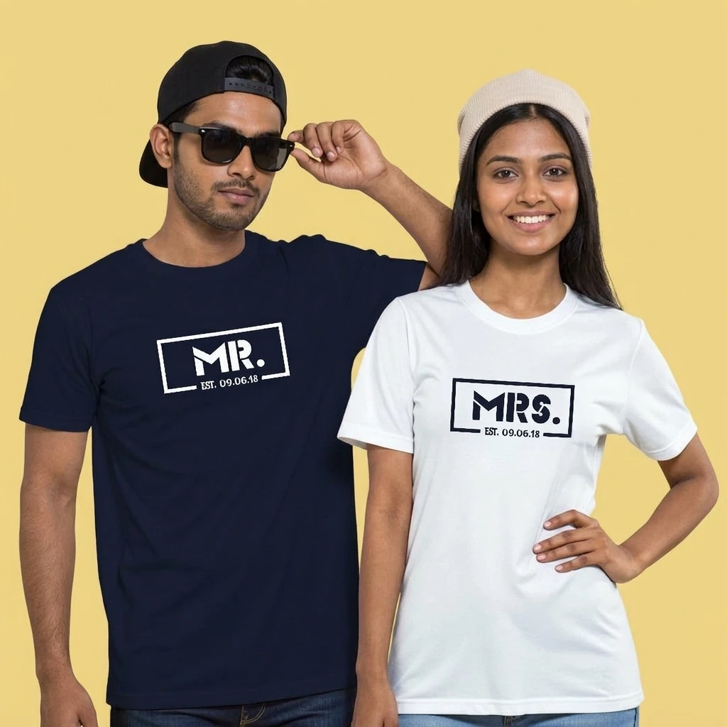 Mr. & Mrs. Couple Matching T-shirt