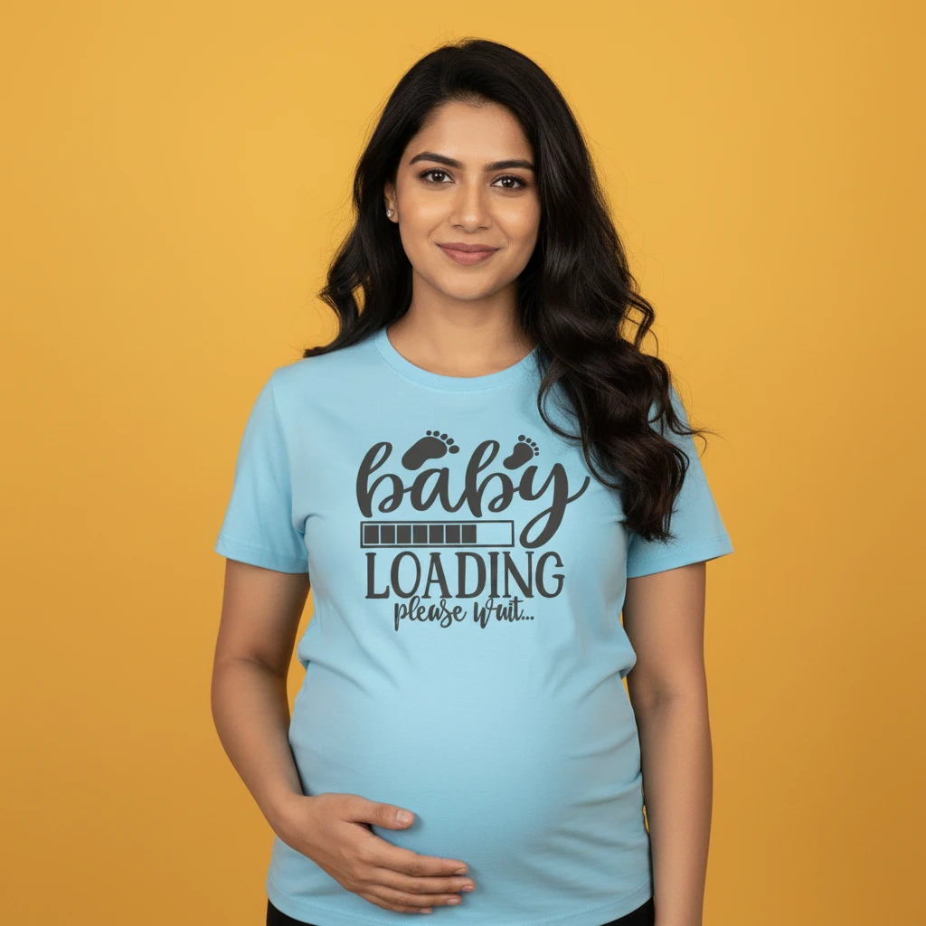Baby Loading Please Wait Maternity Tees