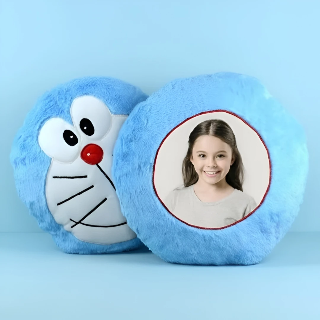 Doraemon Pillow with Printed Image