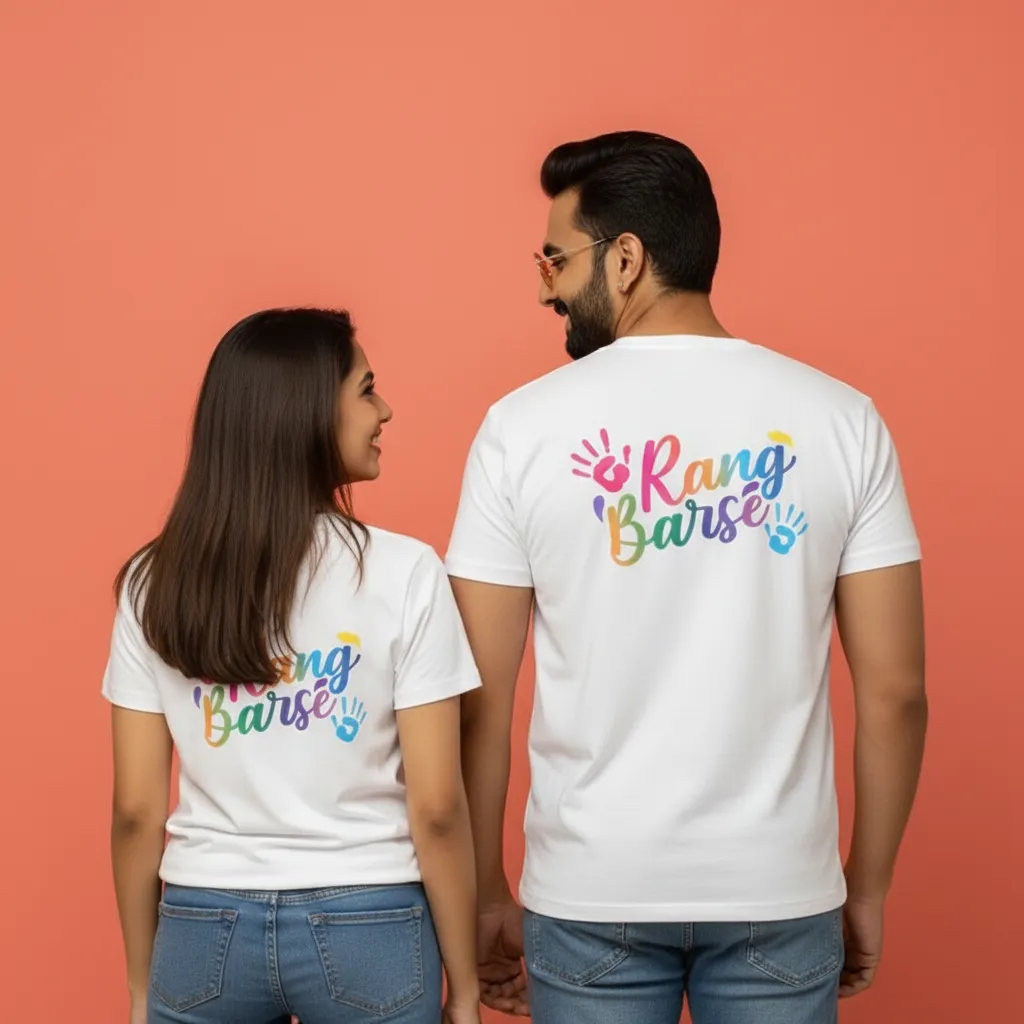 Happy Holi outfit for couples