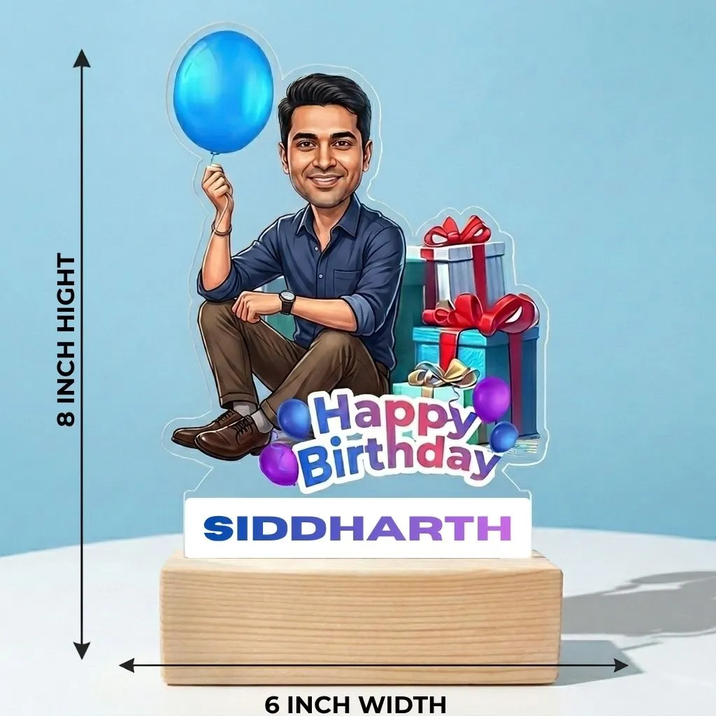 Birthday Boy Custom Caricature Gift — photo 3
