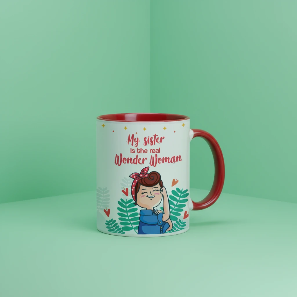 Super Sister Printed Coffee Mug — photo 2