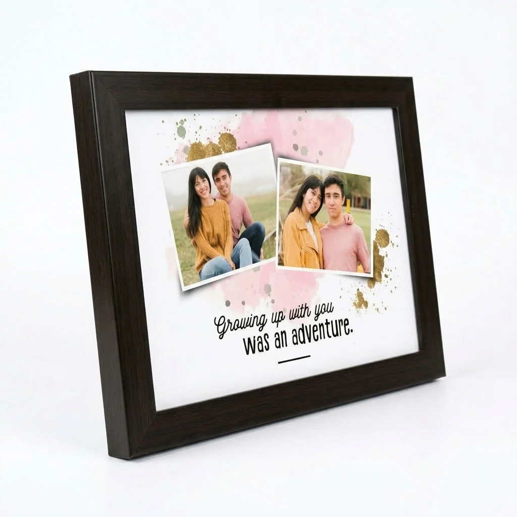 Custom Sibling Photo Frame