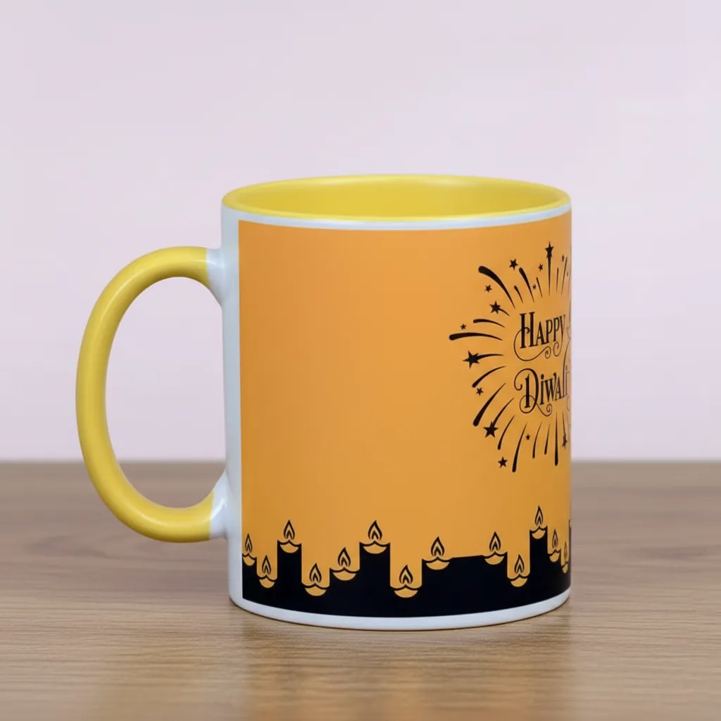 Personalized Diwali Coffee Mug Gift