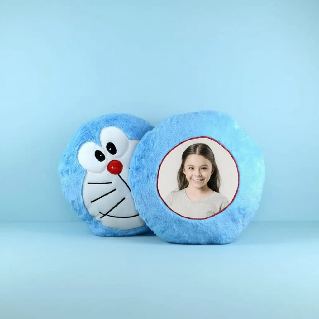 Doraemon Pillow with Printed Image 