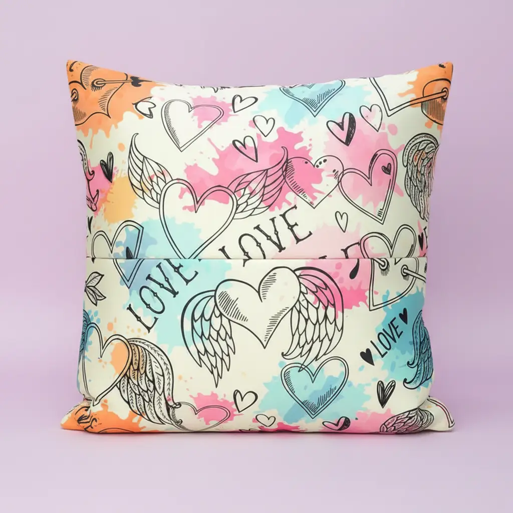 Romantic Couple Picture Cushion