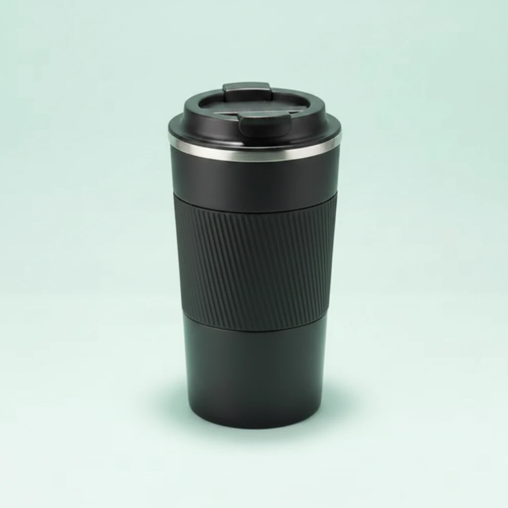 Stylish Black Coffee Tumbler