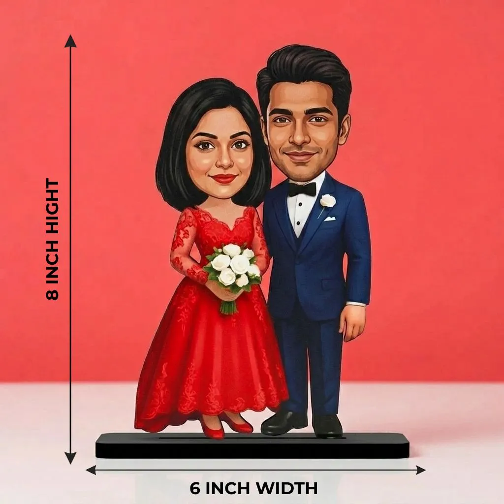 Forever Us Custom Couple Caricature