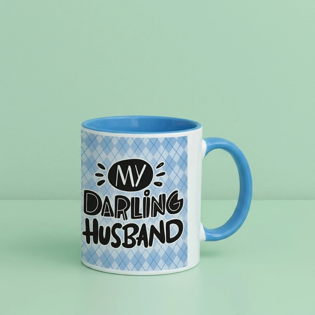  My Darling Husband Quote Mug