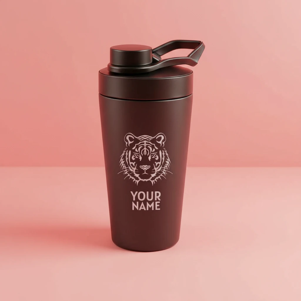 Personalized Protein Shaker Bottle with Name