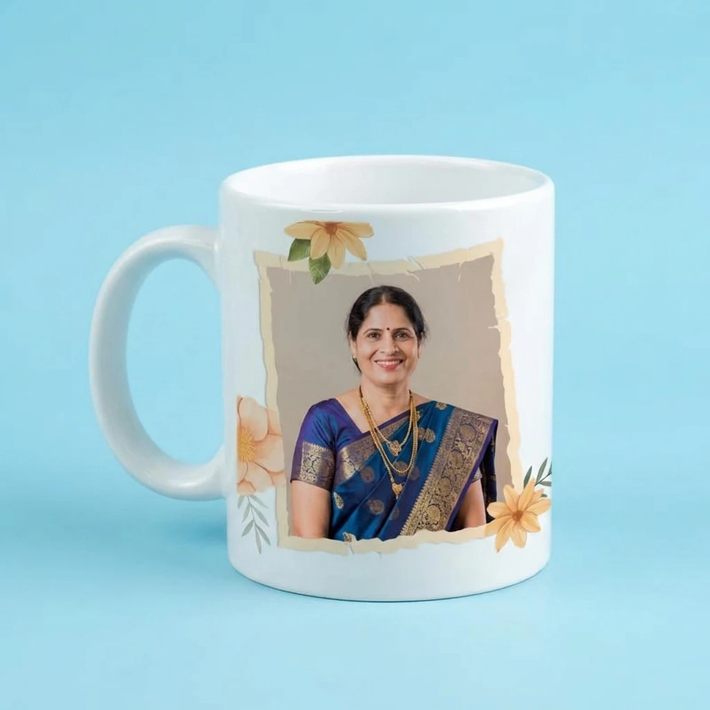 Best Mom Quote Floral Mug