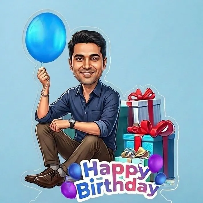Birthday Boy Custom Caricature Gift — photo 2
