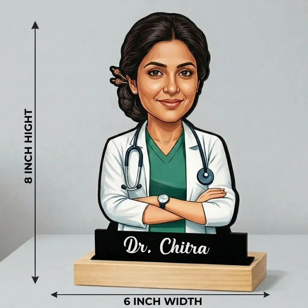 Personalized Doctor Caricature Standee
