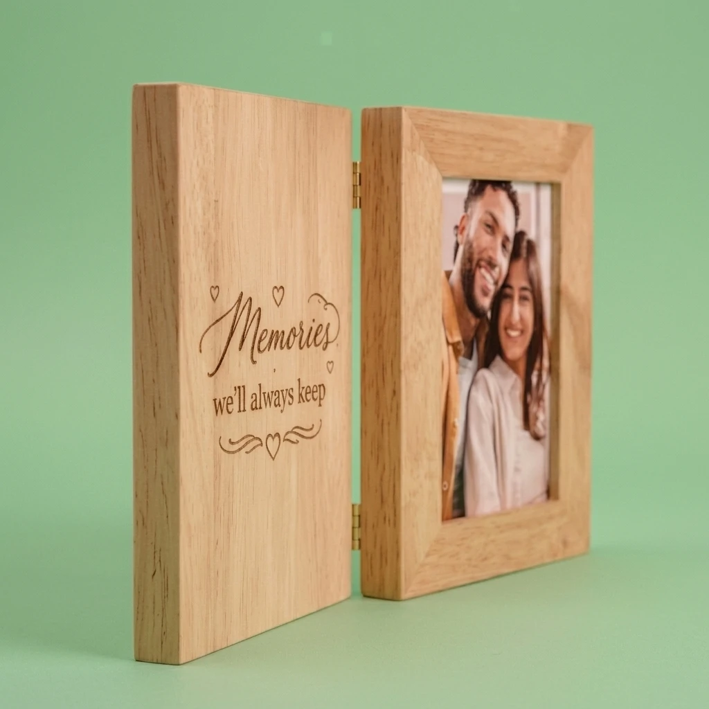 Custom Wooden Style Photo Frame 