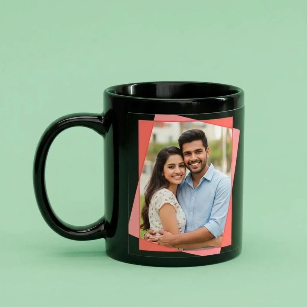 Love Typography Heart Design Mug — photo 2