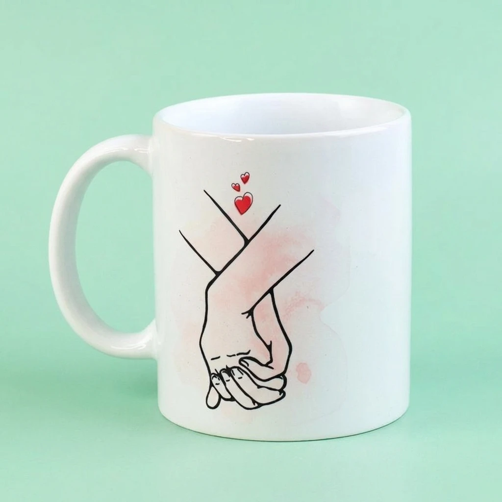 Love Date Calendar Printed Mug — photo 2