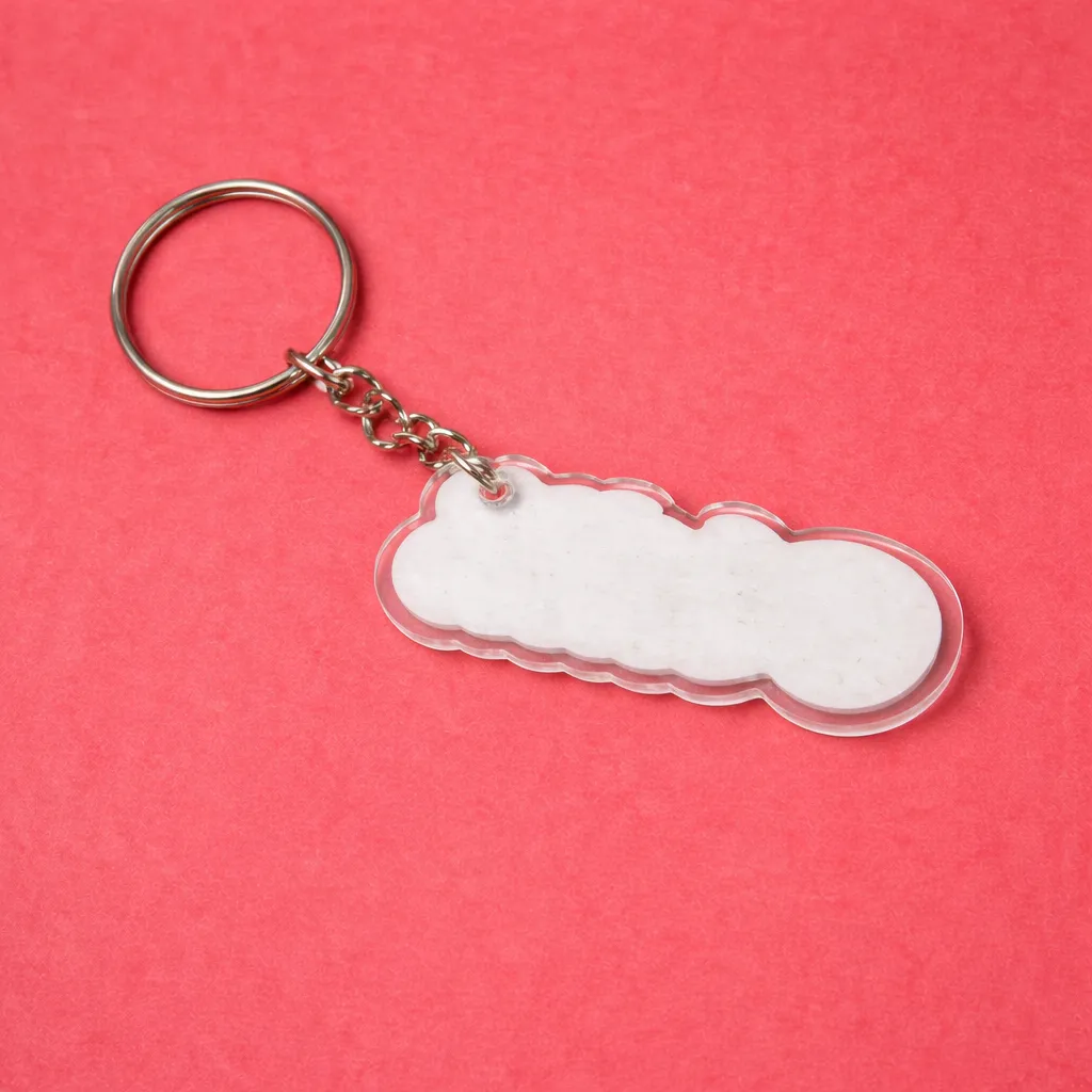 Custom Name Printed Acrylic Keychain