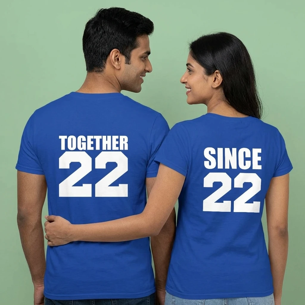 Together Since Custom Couple T-Shirts — photo 3