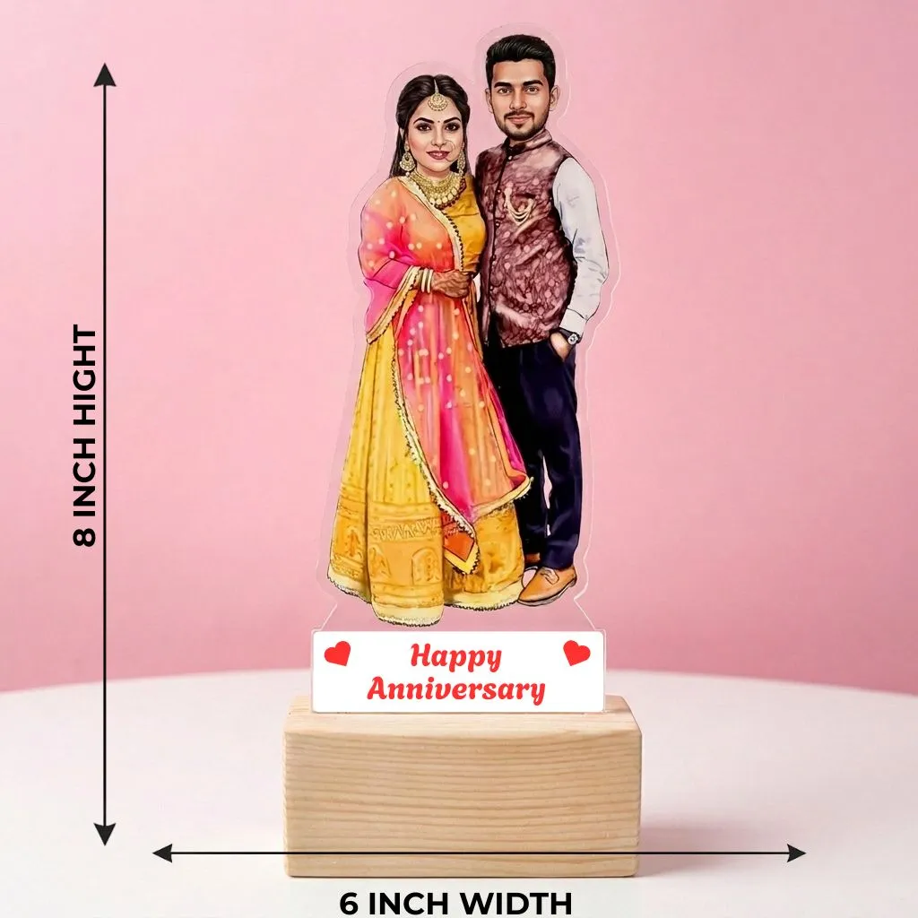 Happy Anniversary Memory Couple Caricature — photo 3