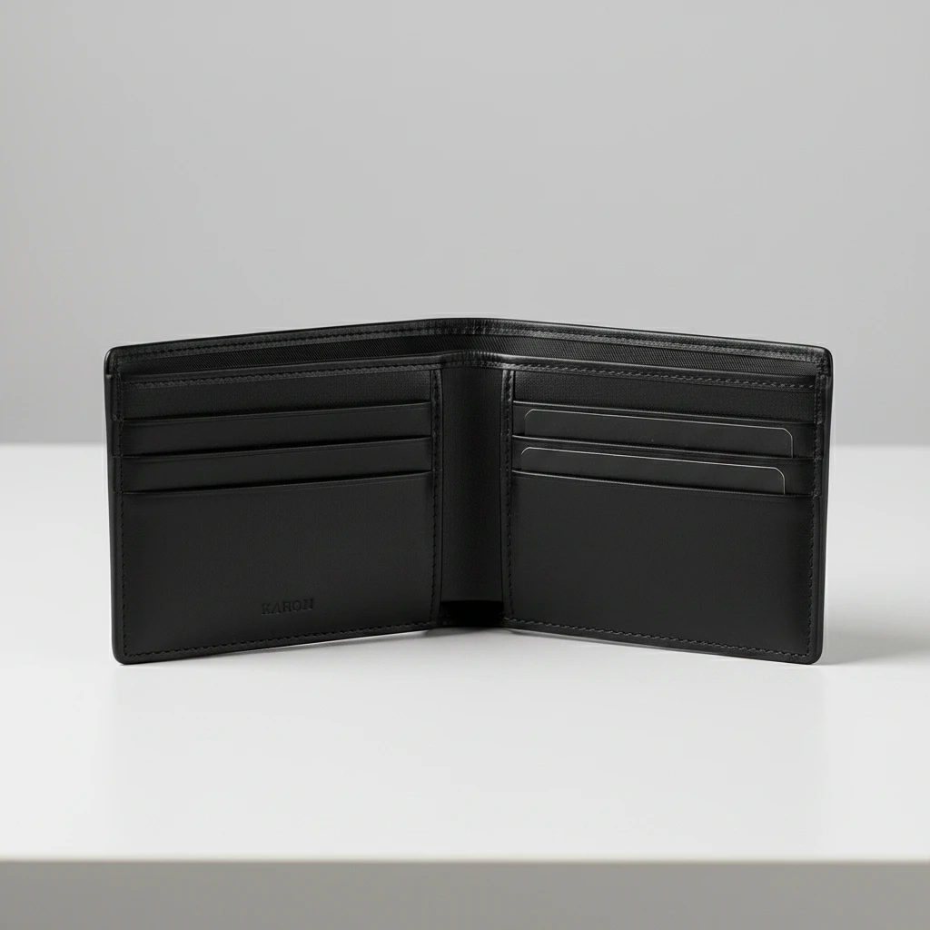 Custom Name Plate Men Wallet — photo 2