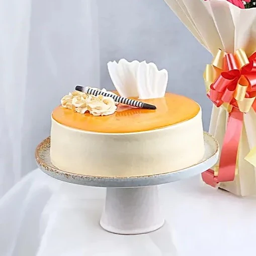 Mixed Gerberas with Butterscotch Delight