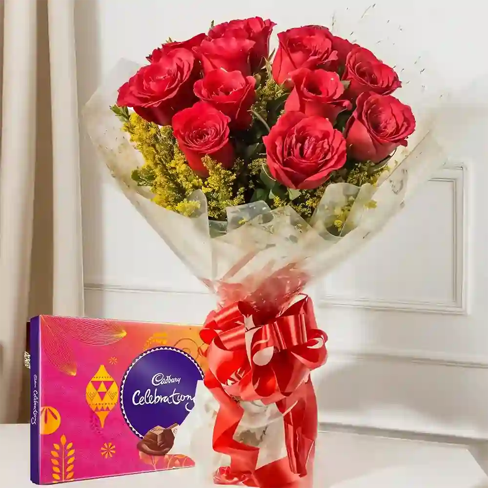 Elegant Red with Sweet Celebration