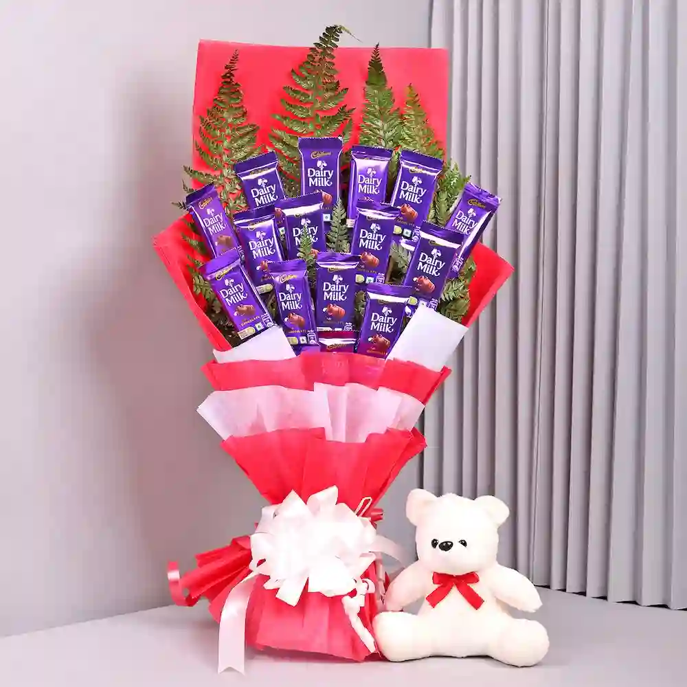 Adorable Teddy with Sweet Treats
