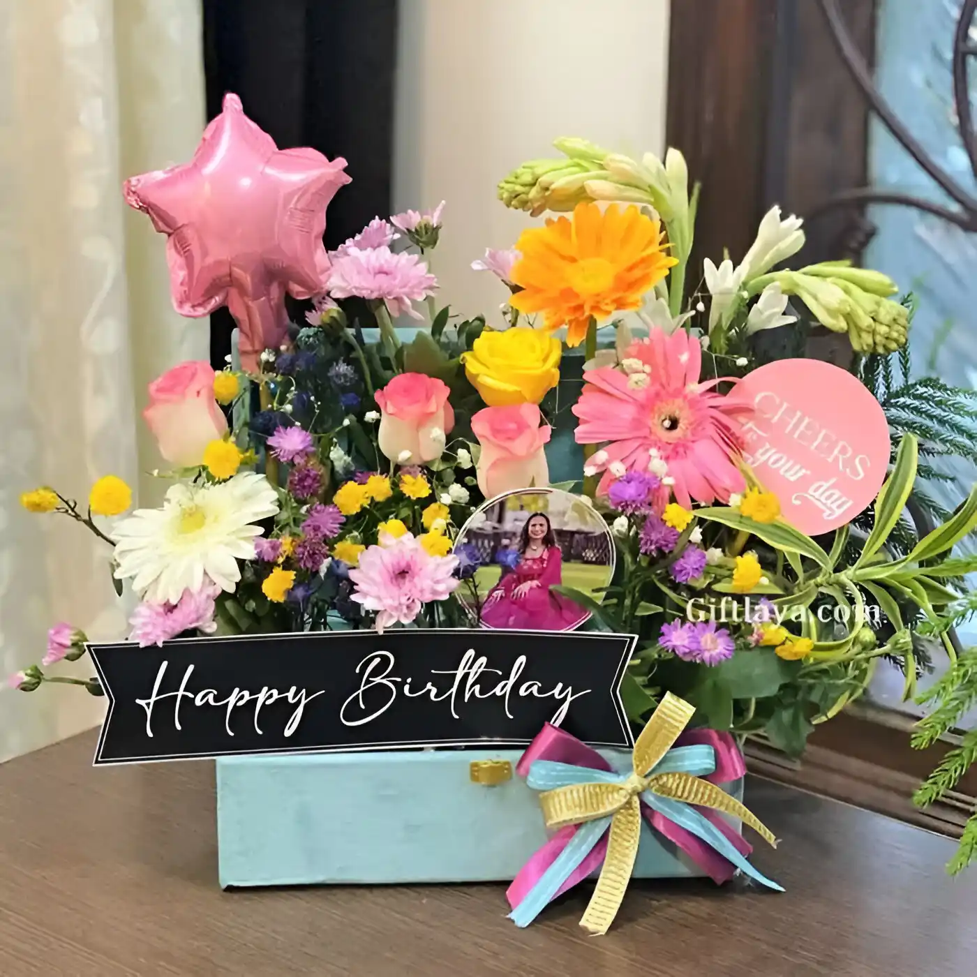 Floral Trunk Hamper