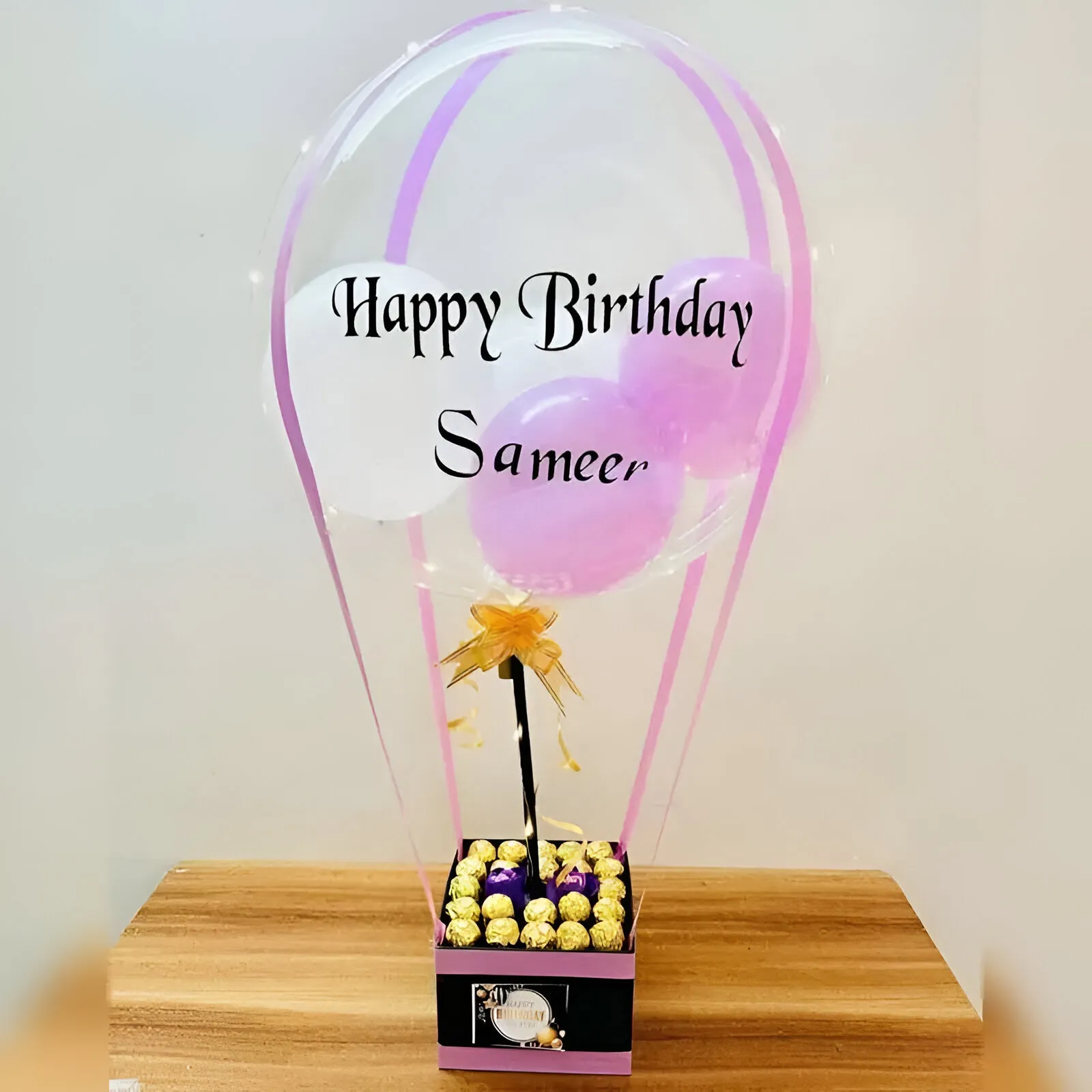 Ferrero Rochers Hot Air Balloon Bouquet