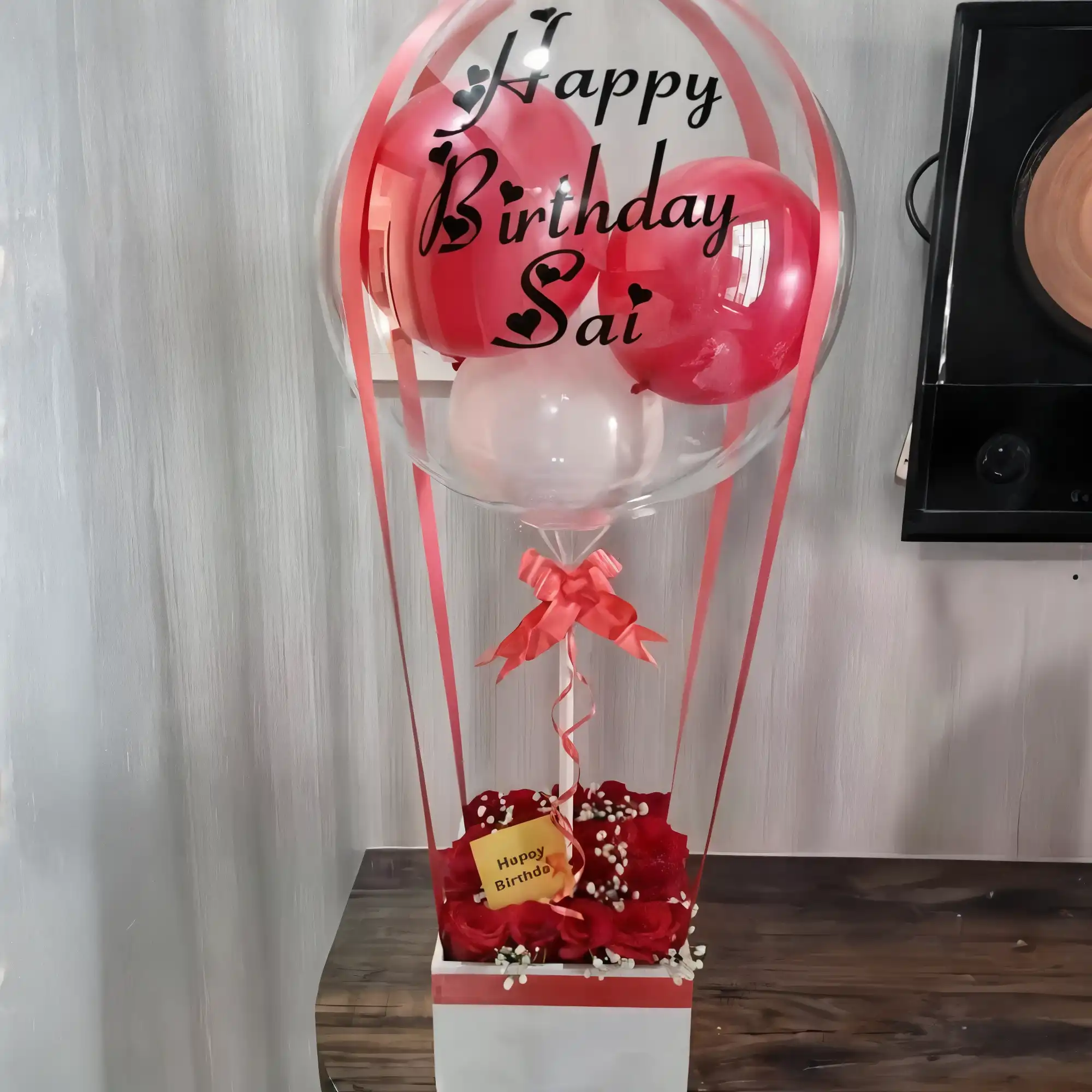 Premium Red Rose Balloon Bouquet