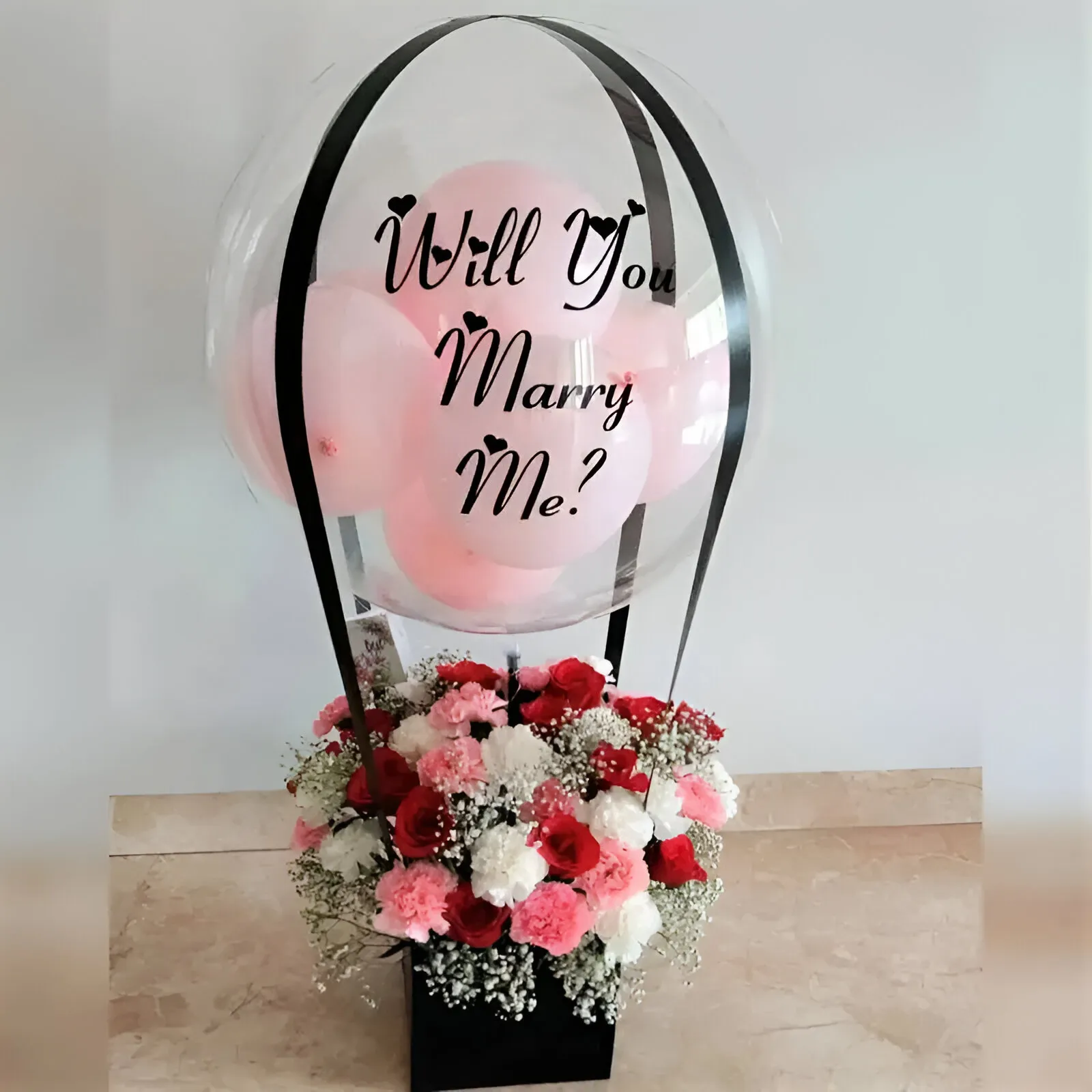 Marry Me Hot Air Balloon Bouquet