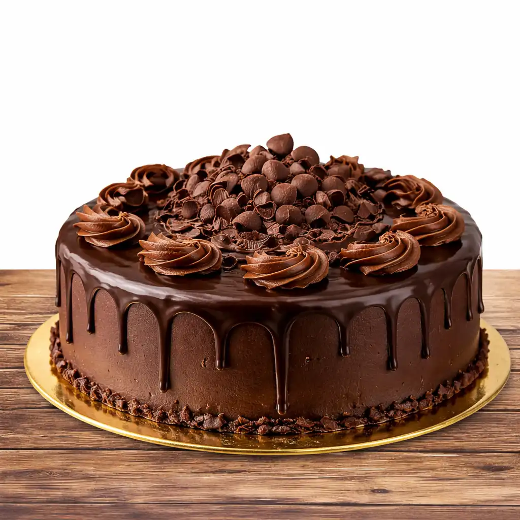 Bamboo Plant with Chocolate Cake