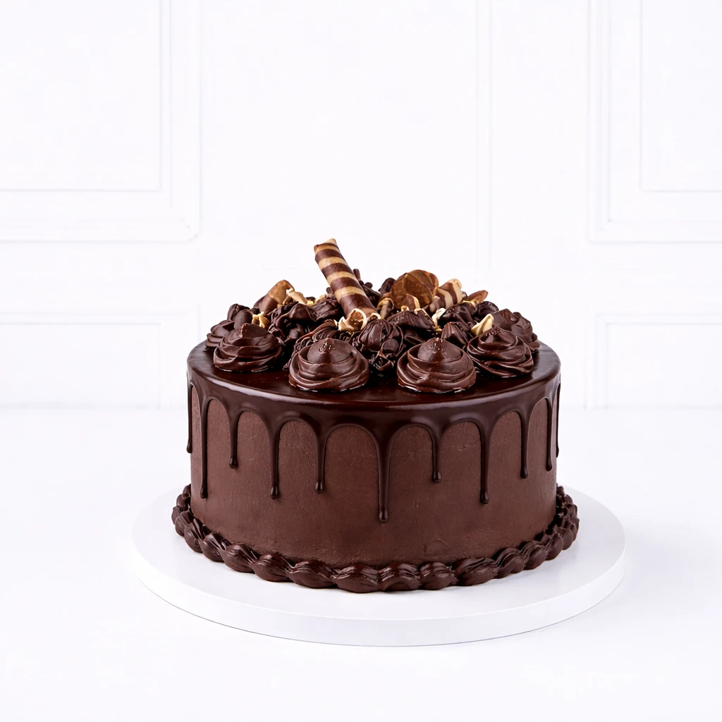 Lucky Bamboo with Chocolate Cake — photo 3