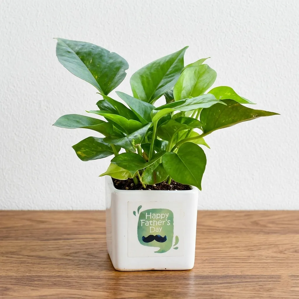 Happy Fathers Day Money Plant Gift