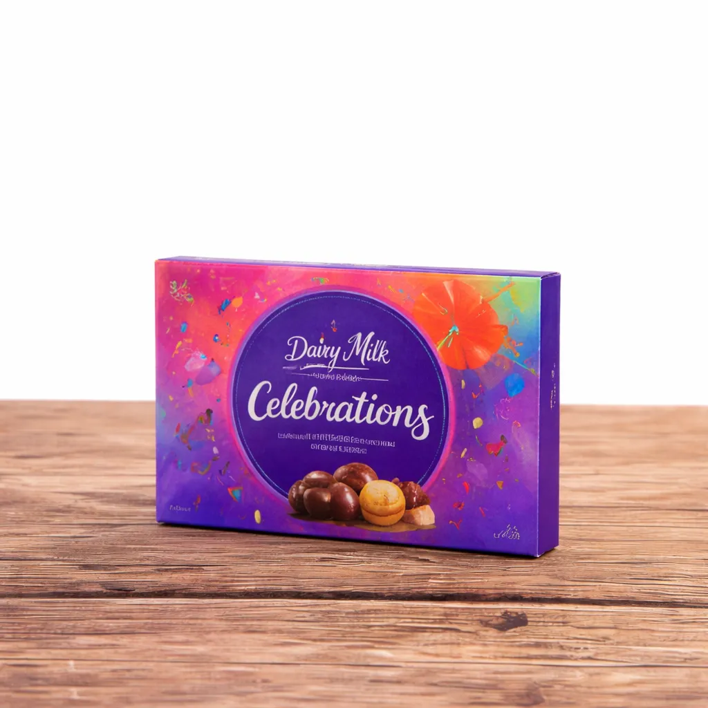Lucky Bamboo Plant with Cadbury Celebrations — photo 3