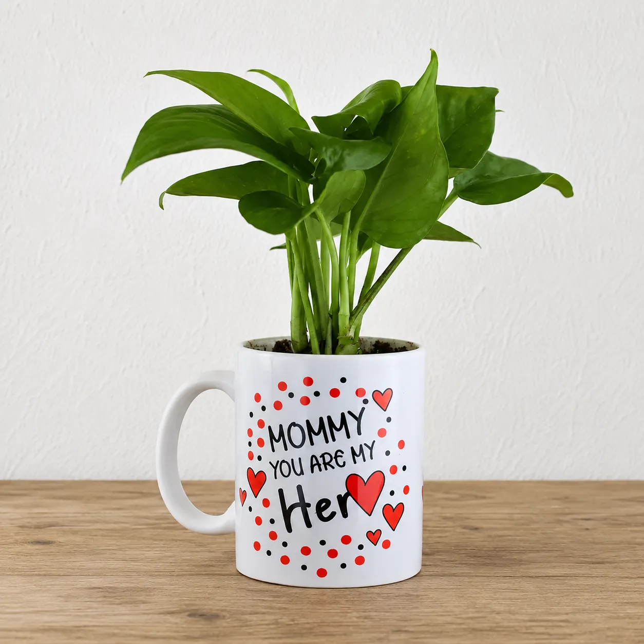 Money Plant in Printed Hero Mug