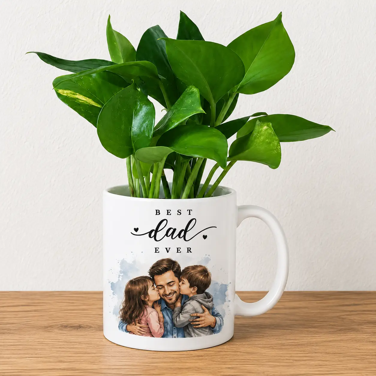 Best Dad Ever Mug Plant — photo 2