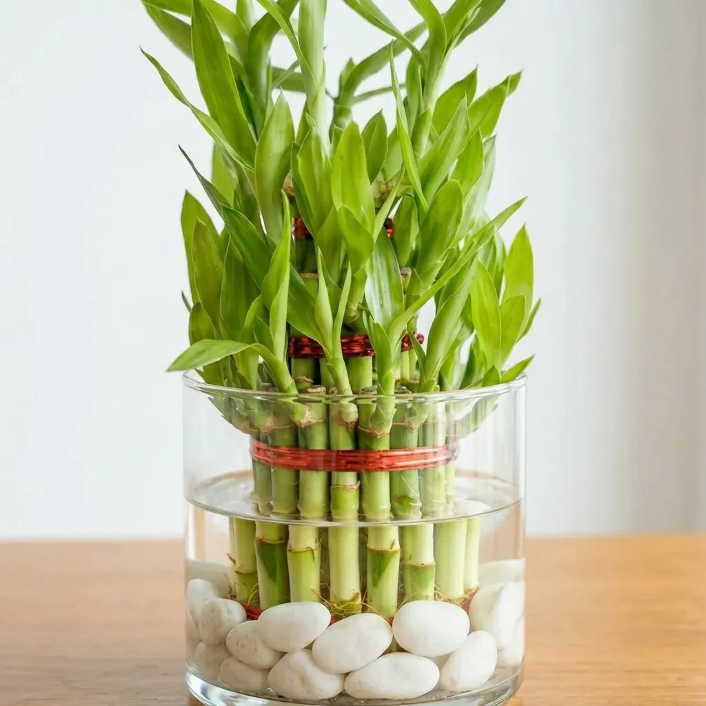 Lucky Bamboo in Glass Bowl — photo 2