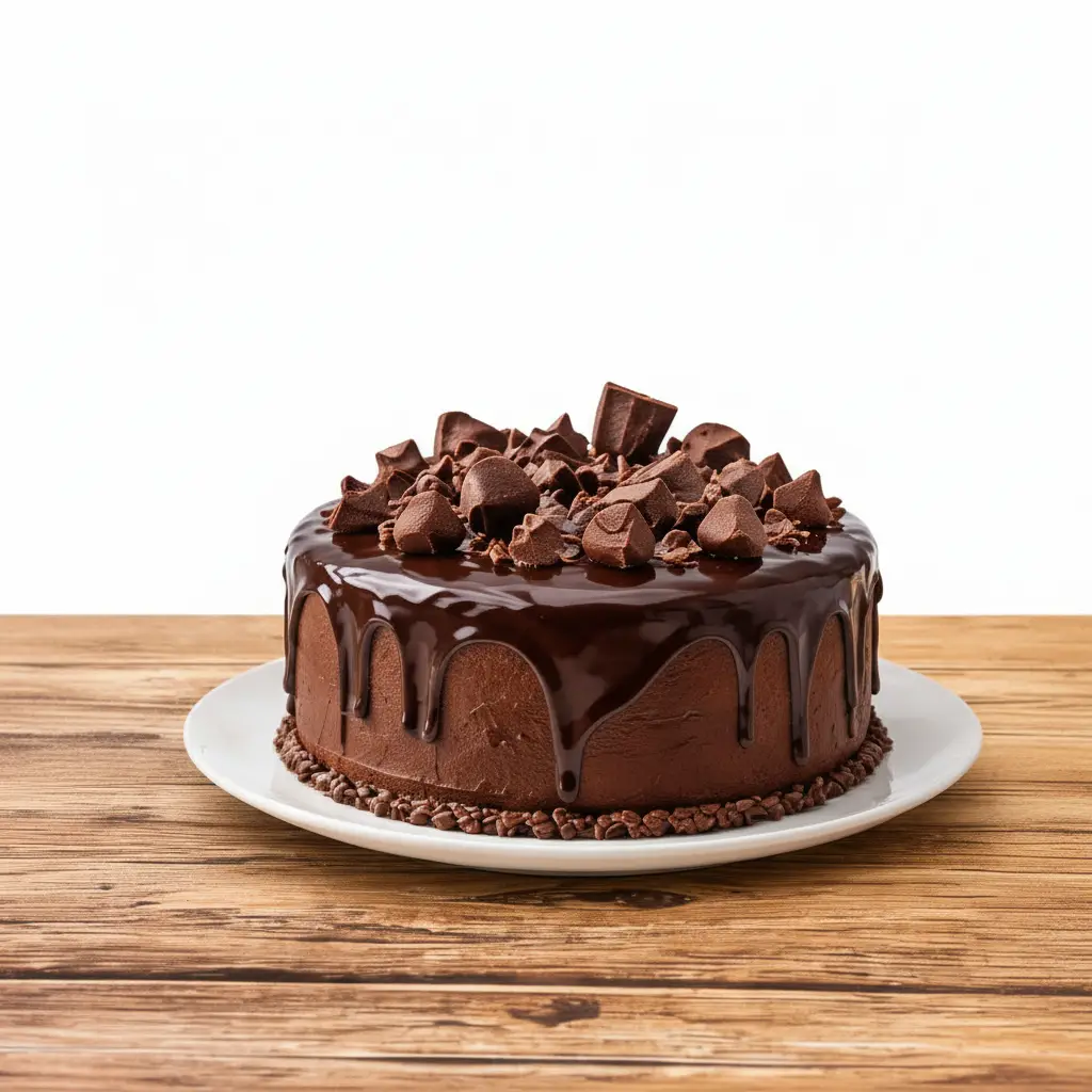 Green Bamboo and Chocolate Cake Gift