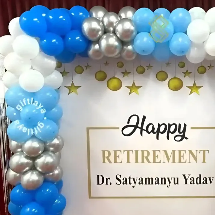 Retirement Backdrop Decoration