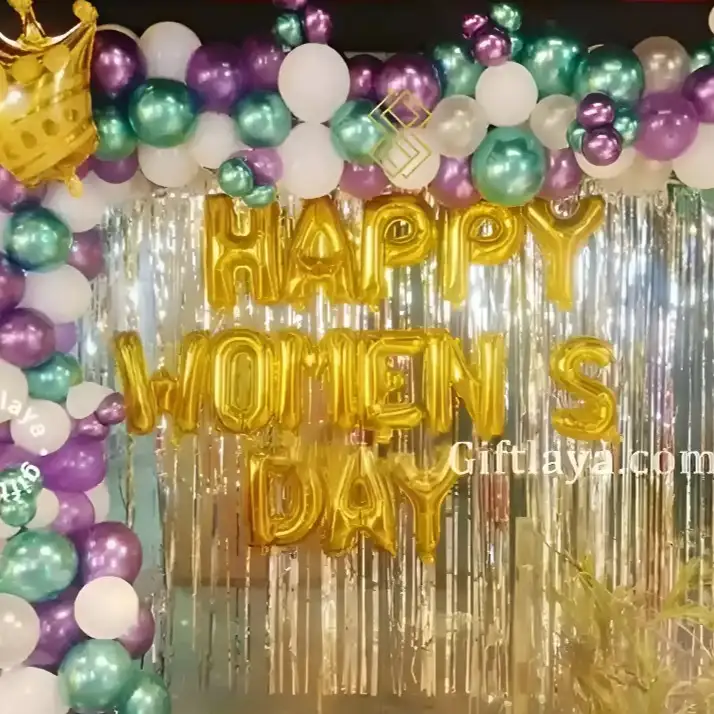 Happy Women's Day Arch