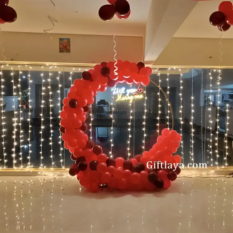Love Proposal Decoration