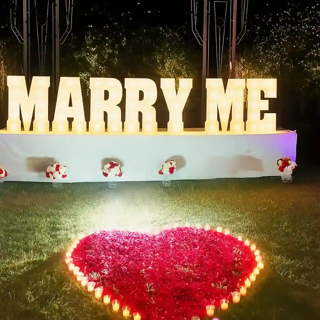 Marry Me Surprise Decoration