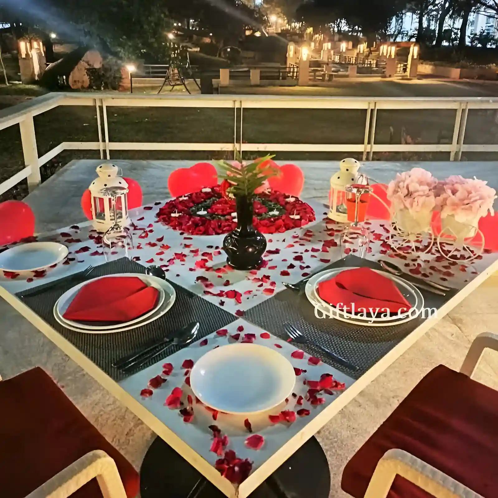 Romantic Dinner with Candle Light