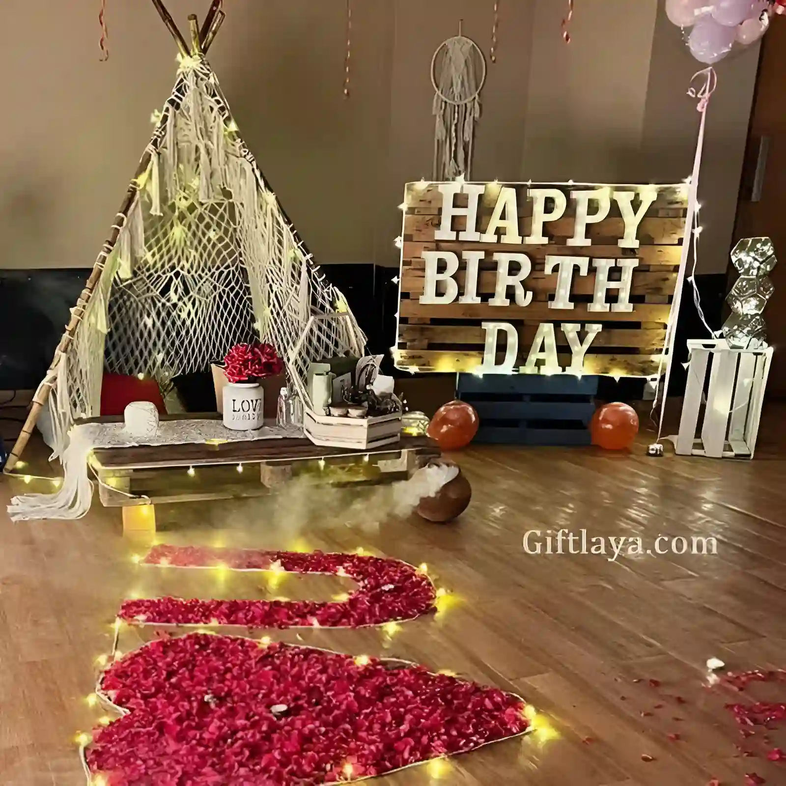 Magical Candle Light Dinner Setup