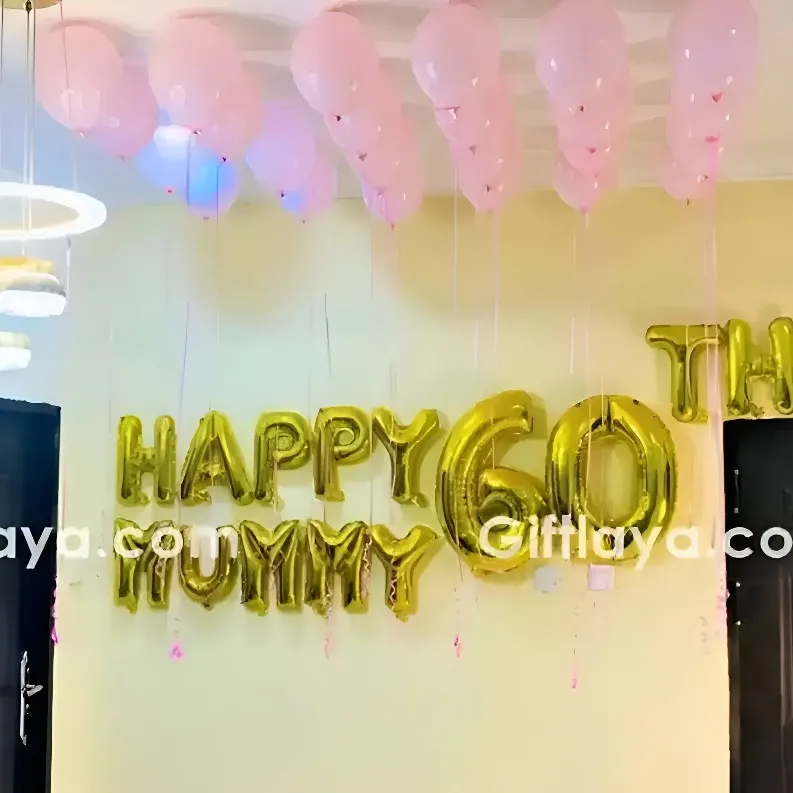 Mom Birthday Decoration at Home